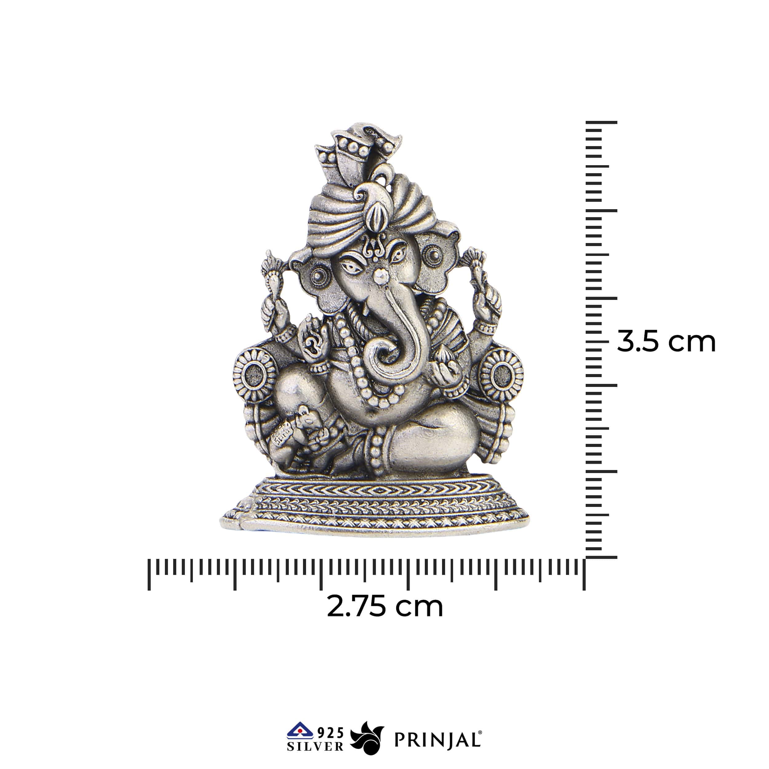 Gajanana Silver Idol