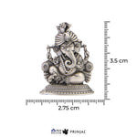 Gajanana Silver Idol