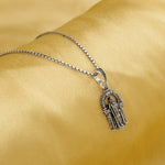Lord Arulmigu Dhandayuthapani Form of Lord Murugan Silver Pendant