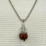 Ganesh Mukhi Rudraksha Pendant in Silver