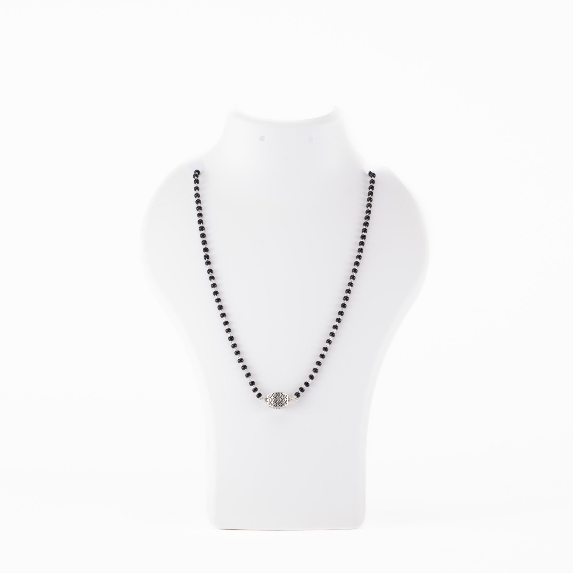 Orignal Silver Black Beads Mangalsutra