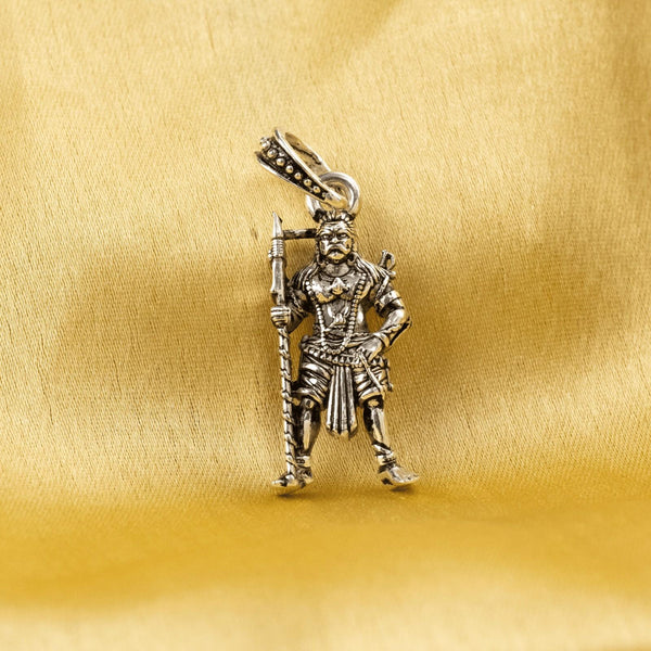 Lord Kaaval Theivam Karuppar Silver pendant