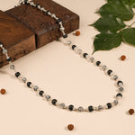 Authentic Karungali with Om Silver Beads Mala