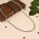 Authentic Om Namah Shivaya Silver Beads Mala
