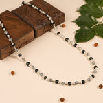 Authentic Karungali with Om Namah Shivay Silver Beads Mala