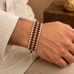 Rudraksha Two Line  Bracelet