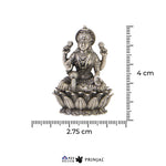 Goddess Laxmi Silver Murti