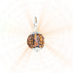 Ganesh Mukhi Rudraksha Silver Capping Pendant ( Nepali )
