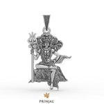 Shiv Shankar Silver Pendant