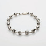 Round Beads silver Bracelet