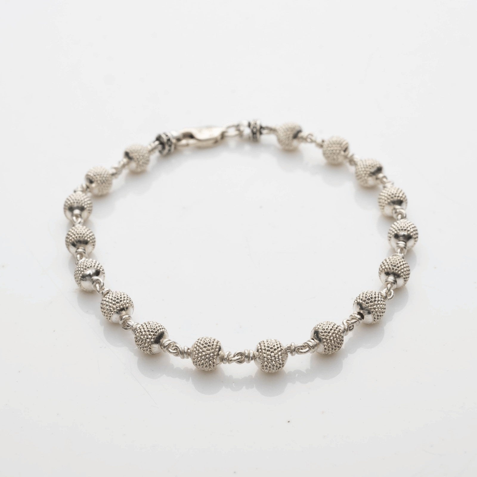 Classic 5–6 MM Silver CNC Bracelet
