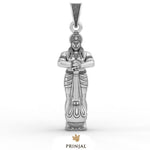 Lord Hunuman Silver Pendant