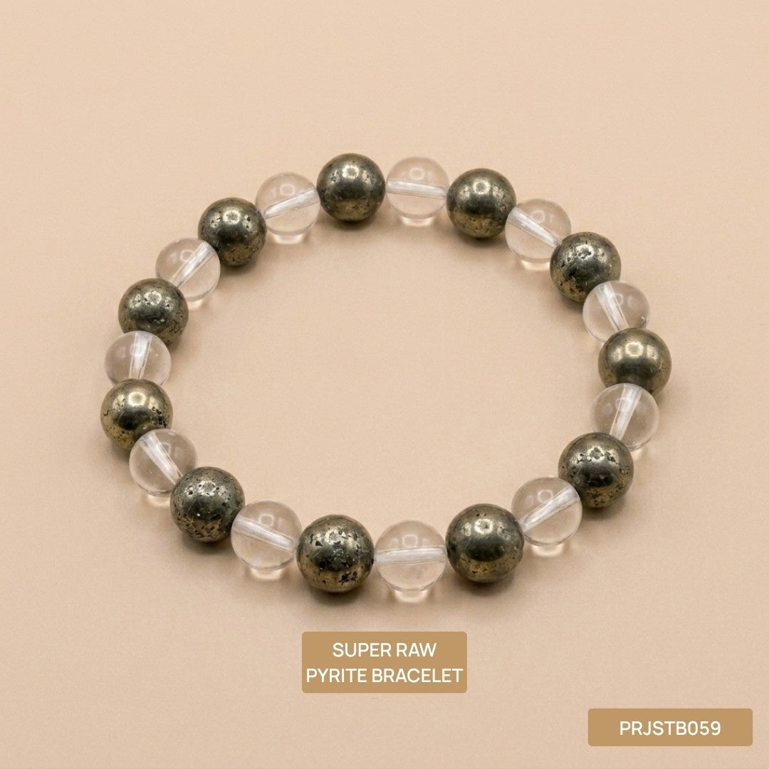 Super Raw Pyrite Bracelet