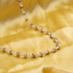 Sandalwood Silver Mala ( 6 - 7 mm Sandalwood Size )