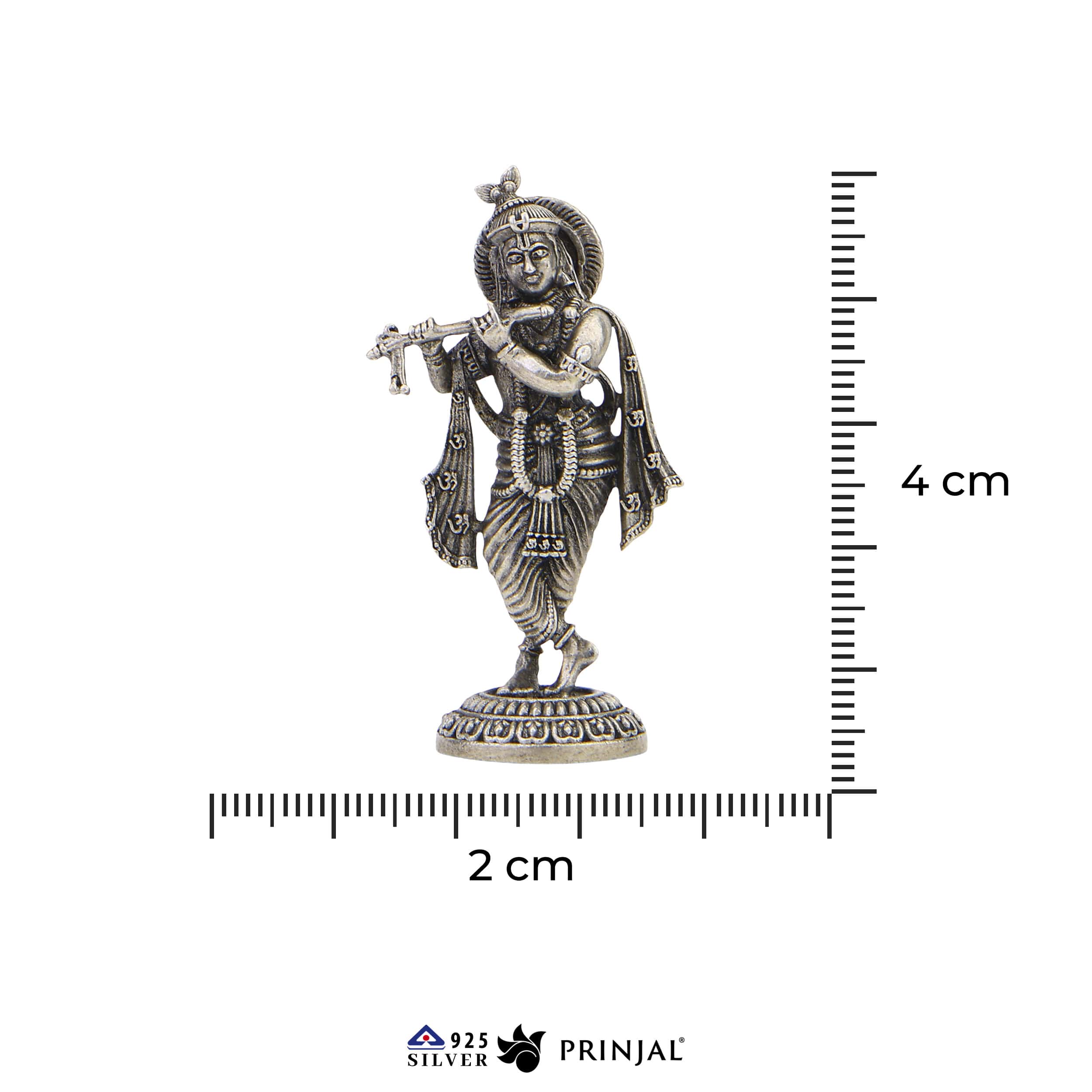 Krishna Silver Idol