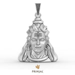 Adiyogi Shiv Shankar Silver Pendant