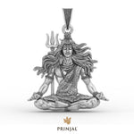 Adiyogi Shiva Silver Pendant