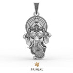 Divine Ganesha Silver Pendant