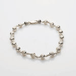 5-6 MM Silver CNC Beads Bracelet