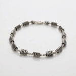 Triangle Silver Beads Bracelet