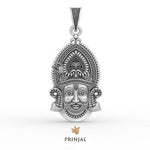 Khatu Shaym Baba Silver Pendent