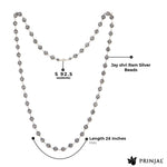 Shree Ram 92.5 Silver Beads Mala