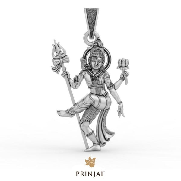 Nataraja silver pendant