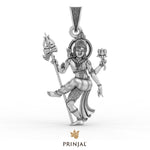 Nataraja silver pendant