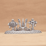 Shanku Chakra Namam Silver Idol