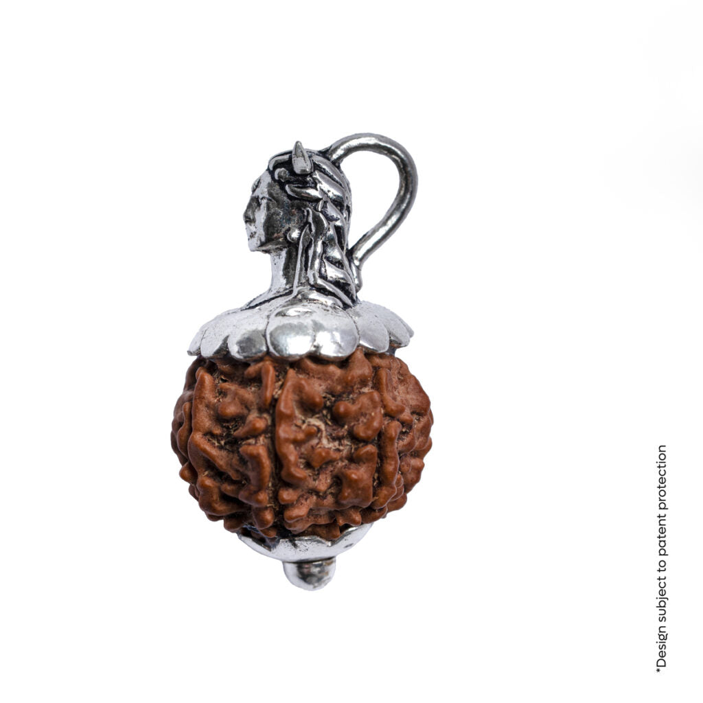 Adiyogi Pendant (7 Mukhi Rudraksha) With Chain