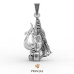 Mahadev Trishul Silver Pendant