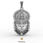 Hanuman Silver Pendant