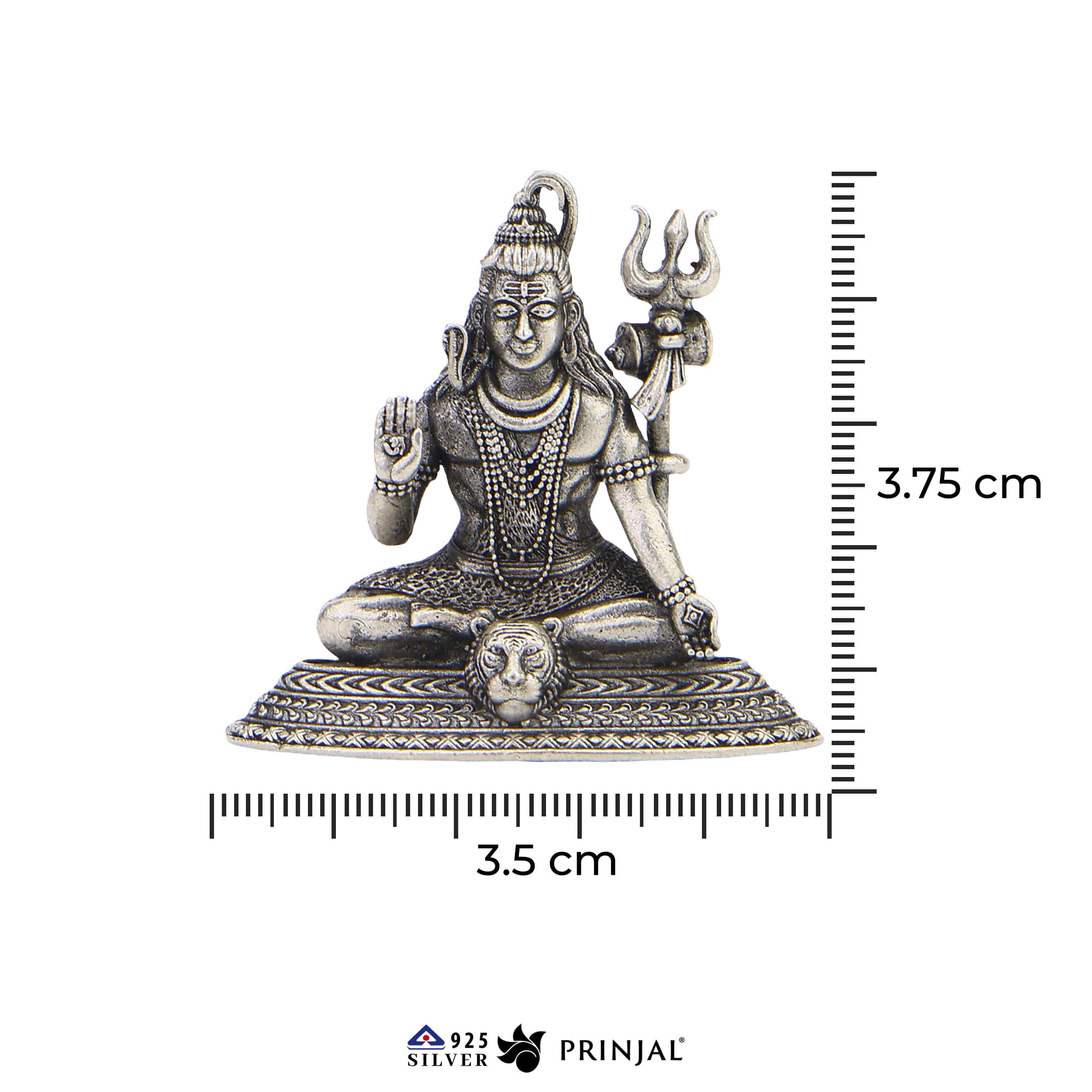 Lord Shiva Silver Idol