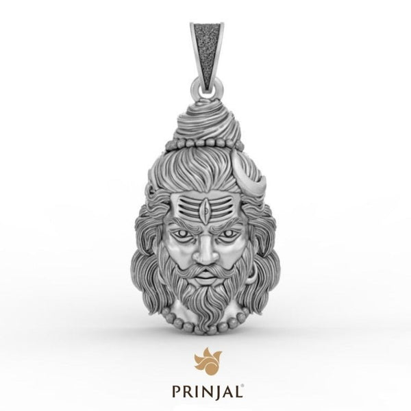 Mahakal Rudra Silver Pendant