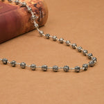Shivling Silver Beads Mala