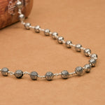Heavy Silver Beads Mala