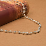 5–6 mm Premium CNC Silver Beads Mala