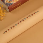 Rudraksha With Om Namah Shivay Silver Beads Bracelet