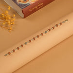 Rudraksha With Silver  Beads Bracelet