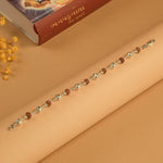 CNC Silver Bead Rudraksha Bracelet