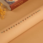 Om Namah Shivay Silver Rudraksha Bracelet