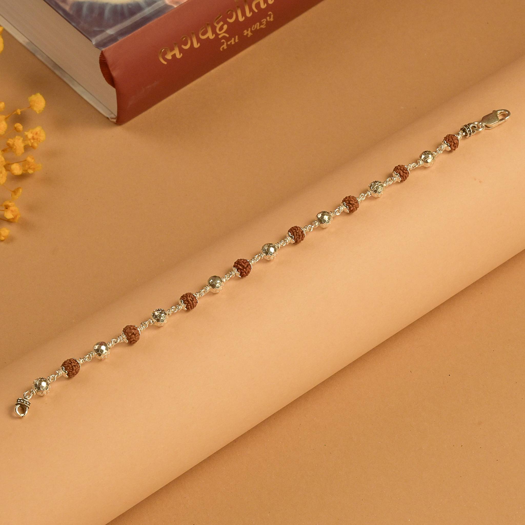 Divine Silver Rudraksha Bracelet - Second Image