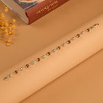 Textured Silver CNC Rudraksha Bracelet
