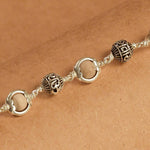Tulsi Capping With Om Namah Shivay Bead Bracelet