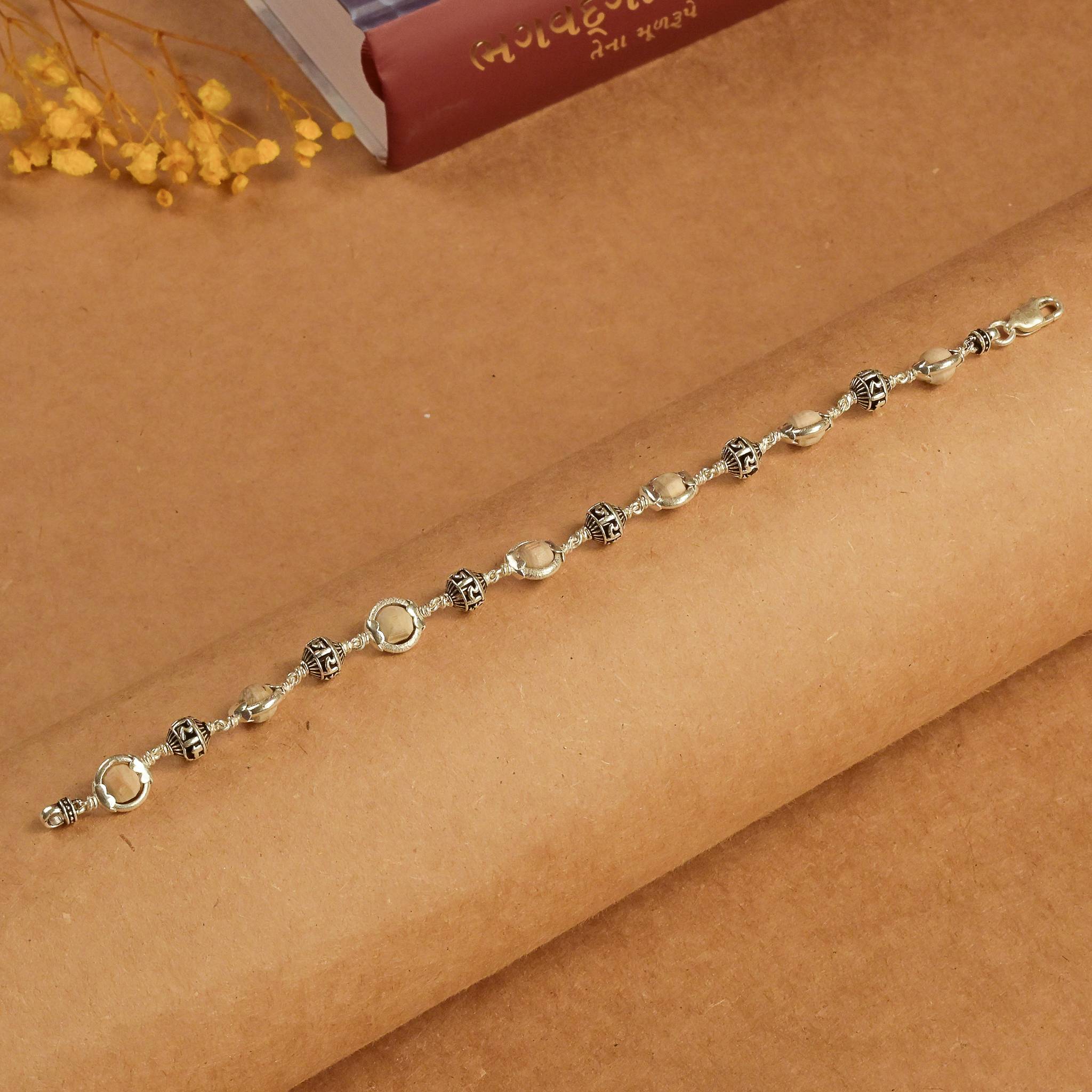Pure Tulsi Capping With Jay Shree Ram Bracelet