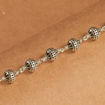 Round Beads silver Bracelet
