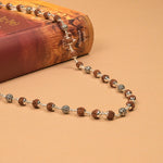 Rudraksha With Silver Beads Mala