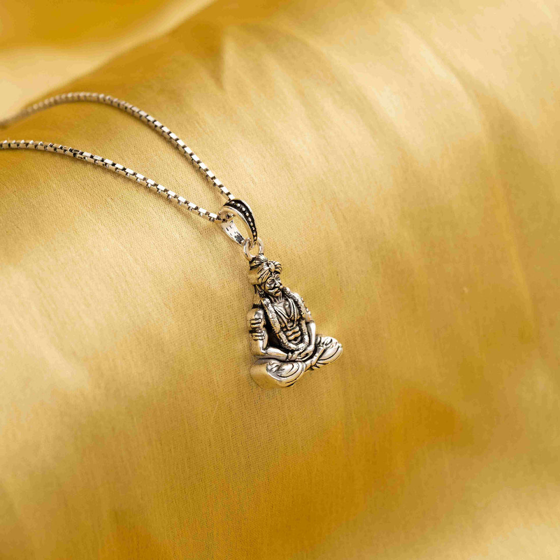 Muneshwara Swamy Silver Pendant