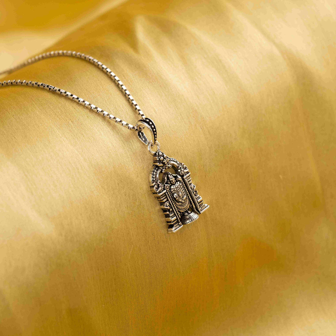Shree Balaji Silver Pendant