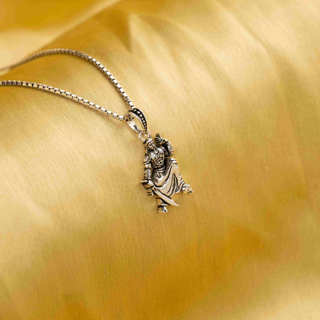 Sangili Karuppar Silver Pendant